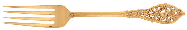 Gold Florentine Lace (Sterling Vermeil) Fork
