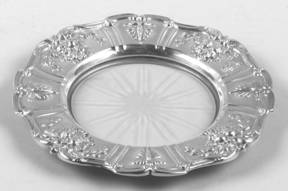Francis I (Sterling, Hollowware, Reed&Barton, Dates) Crystal Lemon Dish with Sterling Rim