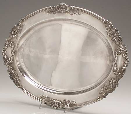 Francis I (Sterling, Hollowware, Reed&Barton, Dates) Small Sterling Oval Platter