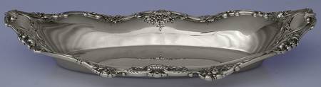 Francis I (Sterling, Hollowware, Reed&Barton, Dates) Hand-Chased Sterling Bread Tray