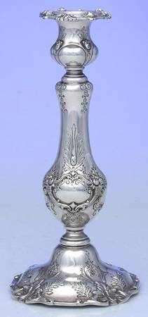 Francis I (Sterling, Hollowware, Reed&Barton, Dates) Weighted Candlestick with Bobeche