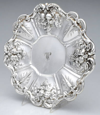 Francis I (Sterling, Hollowware, No Dates) 11" Sandwich Plate