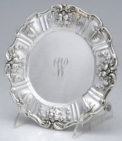 Francis I (Sterling, Hollowware, No Dates) Bread Plate