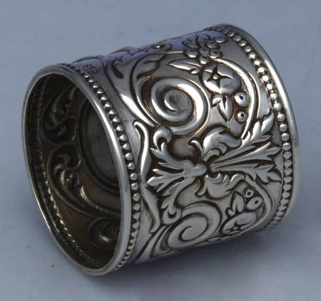 Francis I (Sterling, Hollowware, No Dates) Round Napkin Ring