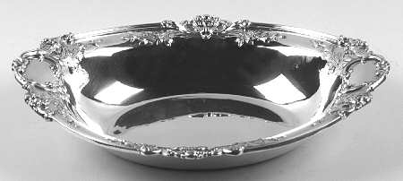 Francis I (Sterling, Hollowware, No Dates) Chased Sterling Oval Vegetable Bowl
