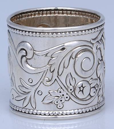 Francis I (Sterling, Hollowware, No Dates) Round Napkin Ring