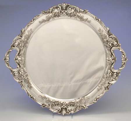 Francis I (Sterling, Hollowware, No Dates) Sterling Tray For Punch Bowl