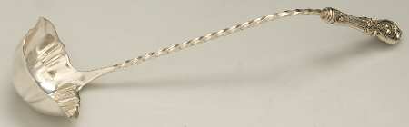 Francis I (Sterling, Hollowware, No Dates) Hollow Handle Punch Ladle with Solid Bowl