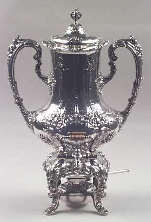 Francis I (Sterling, Hollowware, No Dates) Sterling Samovar and Burner