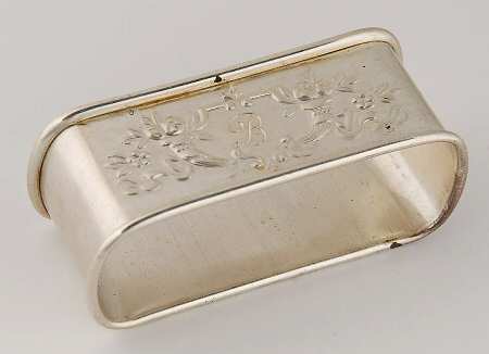Francis I (Sterling, Hollowware, No Dates) Oblong Napkin Ring