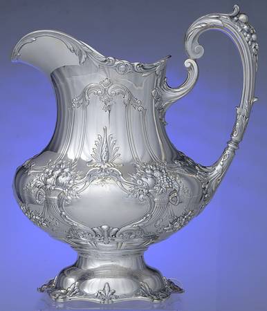Francis I (Sterling, Hollowware, No Dates) Sterling Water Pitcher