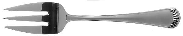 Hartley Matte (Stainless) Large Solid Cold Meat Serving Fork