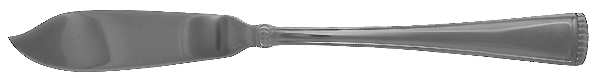Bucks County (Stainless) Flat Handle Master Butter Knife