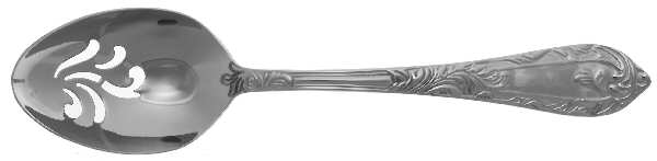 Monique (Stainless) Pierced Solid Serving Spoon