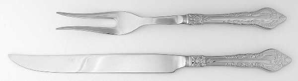Majesty (Stainless) Large 2-Piece Roast Carving Set w/Stainless Blade