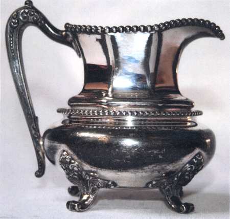 3600-Beaded (Silverplate, Hollowware) Creamer