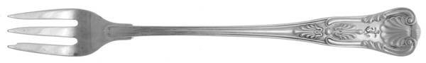 Naval (Silverplate, Kings Design) Cocktail/Seafood Fork