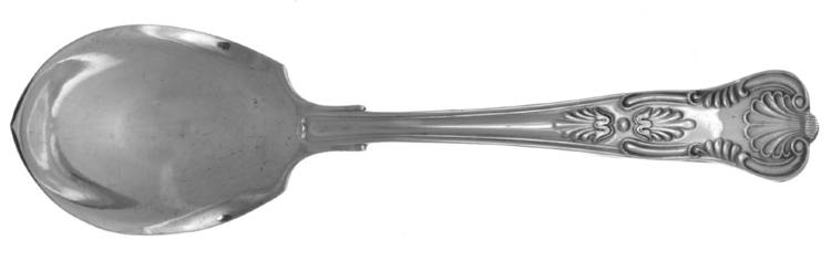 Naval (Silverplate, Kings Design) Sugar Spoon