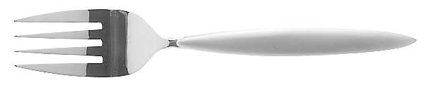 Cafe Matte (Stainless) Large Solid Cold Meat Serving Fork
