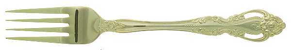 Baroque-Gold (Gold Eletroplate) Fork