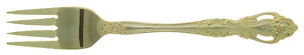Baroque-Gold (Gold Eletroplate) Individual Salad Fork