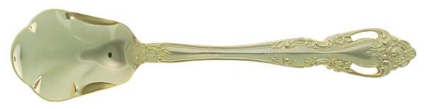 Baroque-Gold (Gold Eletroplate) Sugar Shell Spoon