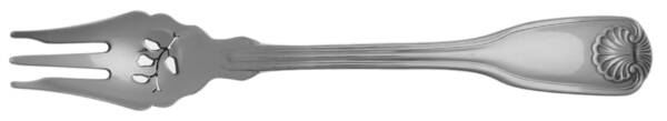 Colonial Shell II (Stainless, 2004) Pickle Fork Pierced with Short Handle HC