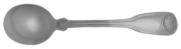 Colonial Shell II (Stainless, 2004) Round Bowl Soup Spoon (Cream Soup) HC