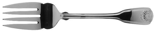 Large Solid Cold Meat Serving Fork