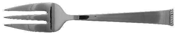 Classic Braid (Stainless) Large Solid Cold Meat Serving Fork