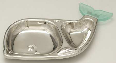 Sea Tails (Stainless) Baby Plate 3 Sections