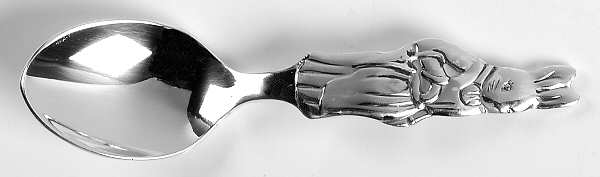 Bunnykins (Silverplate) Straight Handle Baby Spoon