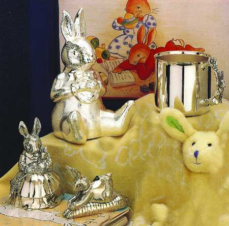 Bunnykins (Silverplate, Hollowware) Baby Cup