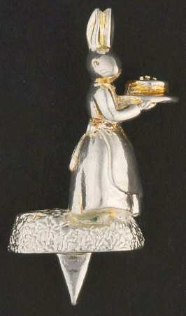 Bunnykins (Silverplate, Hollowware) Birthday Candle Holder