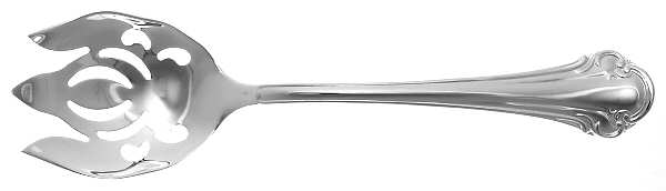 Royal Chippendale (Silverplate) Solid Salad Serving Fork