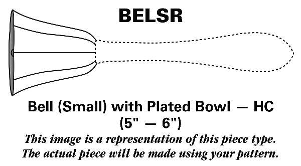 Aquarius (Stainless) Bell Small with Plated Bowl HC