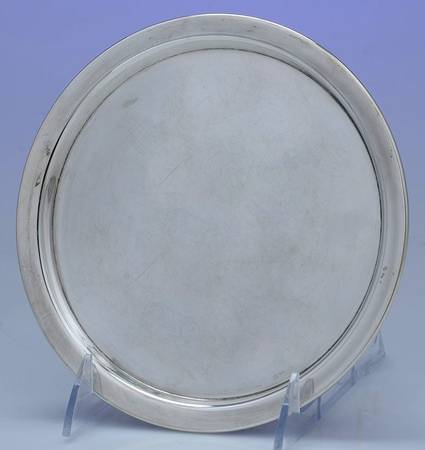 X110 (Sterling, Hollowware) Sterling Cocktail Tray