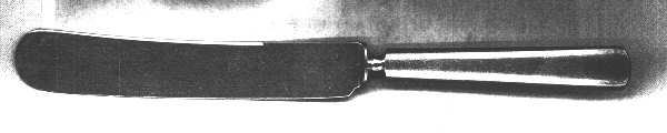 RDS112 (Silverplate) Old French Solid Knife