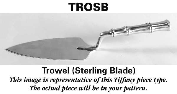 English King (Sterling, 1885, No Monograms) Trowel with Sterling Blade