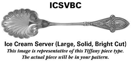 Japanese Gold (Strl, 1871, Gold Vermeil) Large Solid Ice Cream Server, Bright Cut