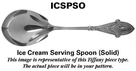 Japanese Gold (Strl, 1871, Gold Vermeil) Ice Cream Serving Spoon (Solid)