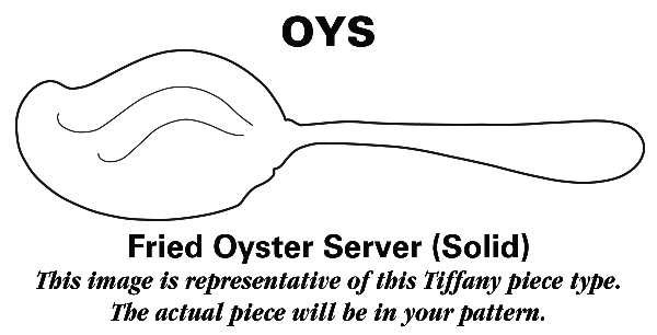 Flemish (Sterling, 1911, No Monograms) Solid Fried Oyster Server