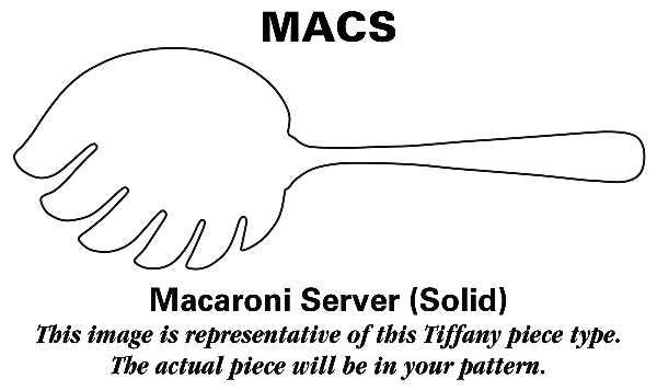 English King (Sterling, 1885, No Monograms) Solid Macaroni Server