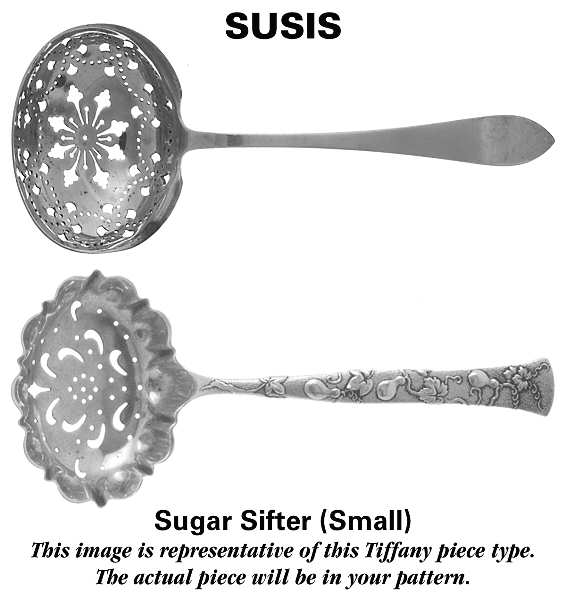 Olympian Gold (Sterling, 1878, Gold Vermeil) Small Sugar Sifter