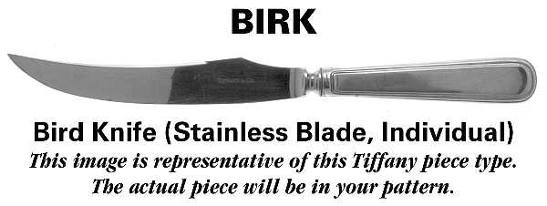 Audubon (Sterling, 1956) Individual Bird Knife with Stainless Blade