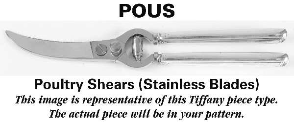 Audubon (Sterling, 1956) Poultry Shears with Stainless Blades