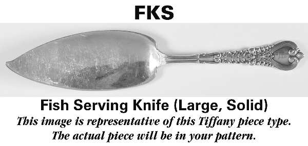 Audubon (Sterling, 1956) Large Solid Fish Serving Knife