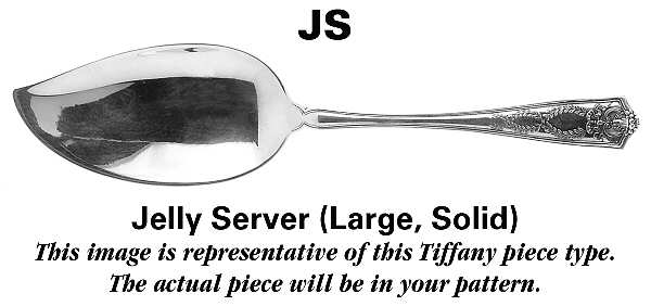 English King (Sterling, 1885, No Monograms) Large Solid Jelly Server