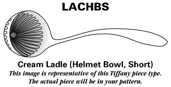 English King (Sterling, 1885, No Monograms) Short Cream Ladle with Helmet Bowl