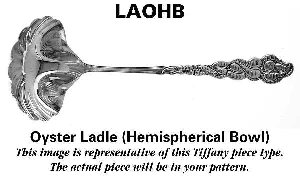 Flemish (Sterling, 1911, No Monograms) Oyster Ladle with Hemispherical Bowl